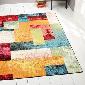 Home Dynamix Area Rugs: Splash Rug: 651-999 Multi-Color: 3' 3'' x 4' 3''